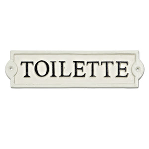Toilette Sign Large