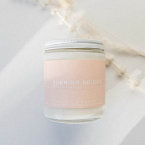 
            
                Load image into Gallery viewer, Burning Bright Hand Poured Soy Candle
            
        