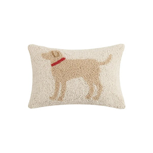 Light Brown Dog Hook Pillow