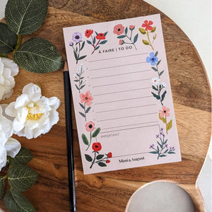 Wildflower Notepad