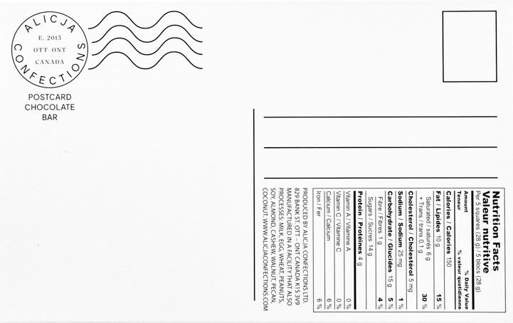 Movie Night • Milk Chocolate Postcard Bar