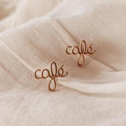 Cafe Cafe Stud Earrings