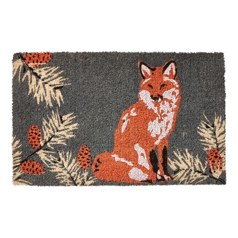 Pinecone + Fox Doormat