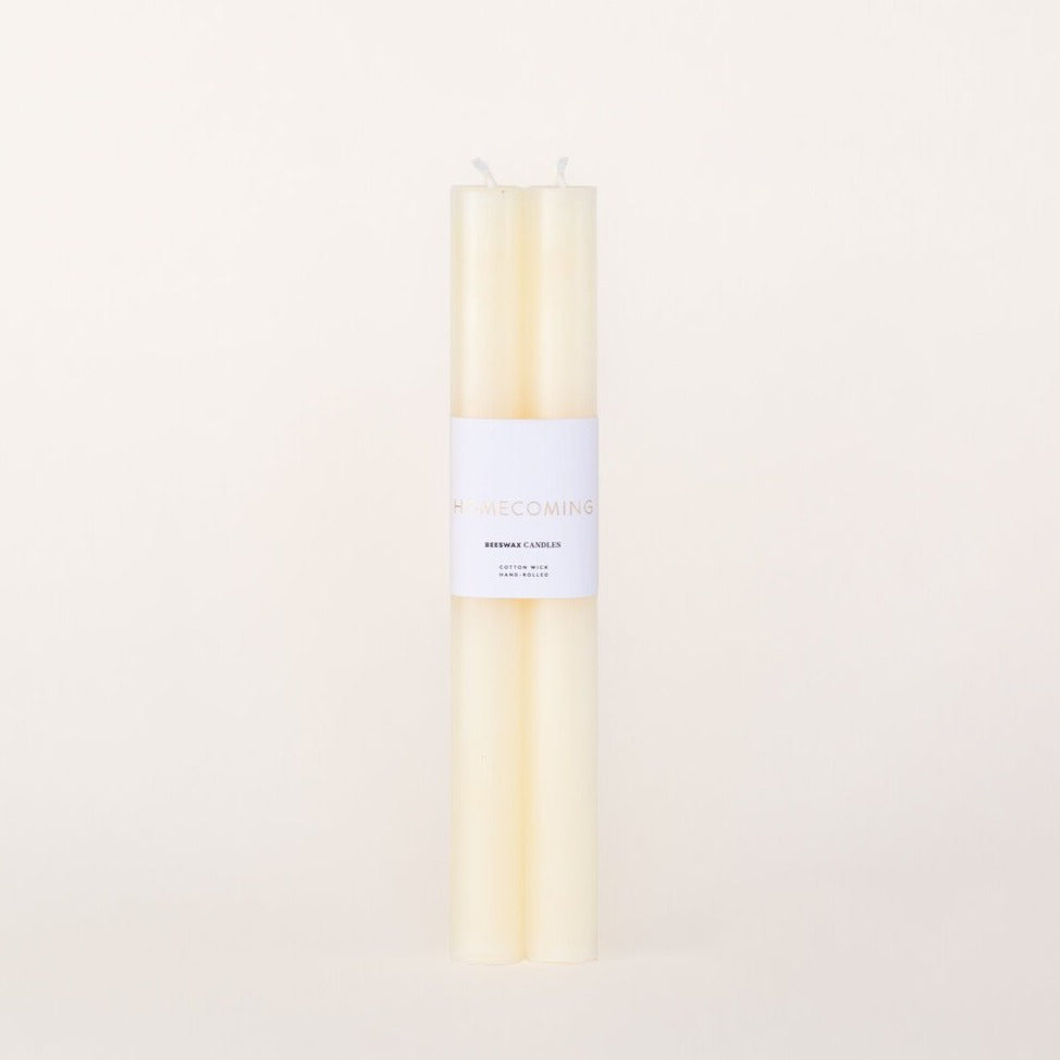 Natural Beeswax Candles | Hand-Rolled in Canada