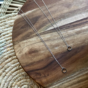 
            
                Load image into Gallery viewer, Sol Hoop Necklace
            
        