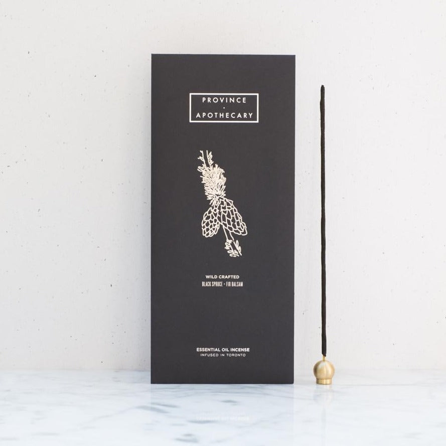 Black Spruce + Fir Balsam Incense | Province Apothecary
