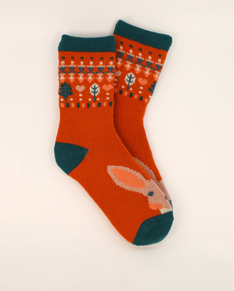 Powder Cute Knitted Socks