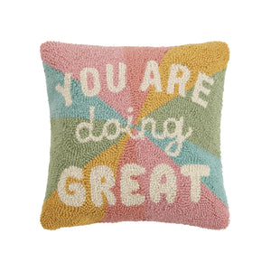 
            
                Load image into Gallery viewer, You Are Doing Great Hook Pillow
            
        