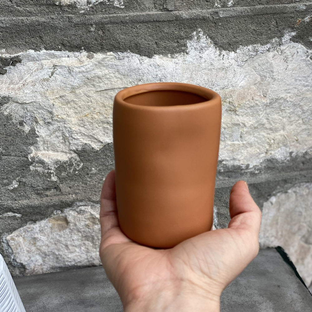 Terracotta Bud Vase