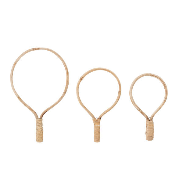 
            
                Load image into Gallery viewer, Rattan Wall Hooks- Set of 3
            
        