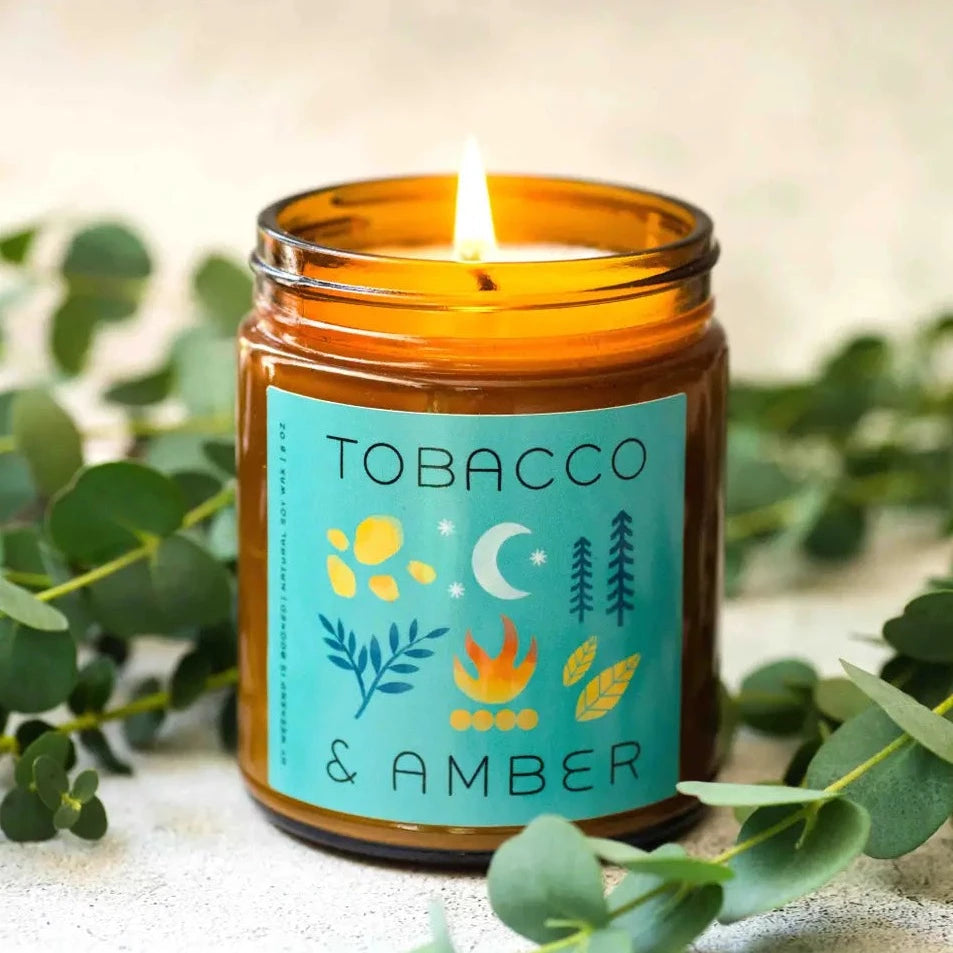 Tobacco and Amber Soy Candle